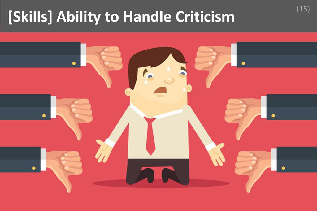 ### Ability to Handle Criticism Image