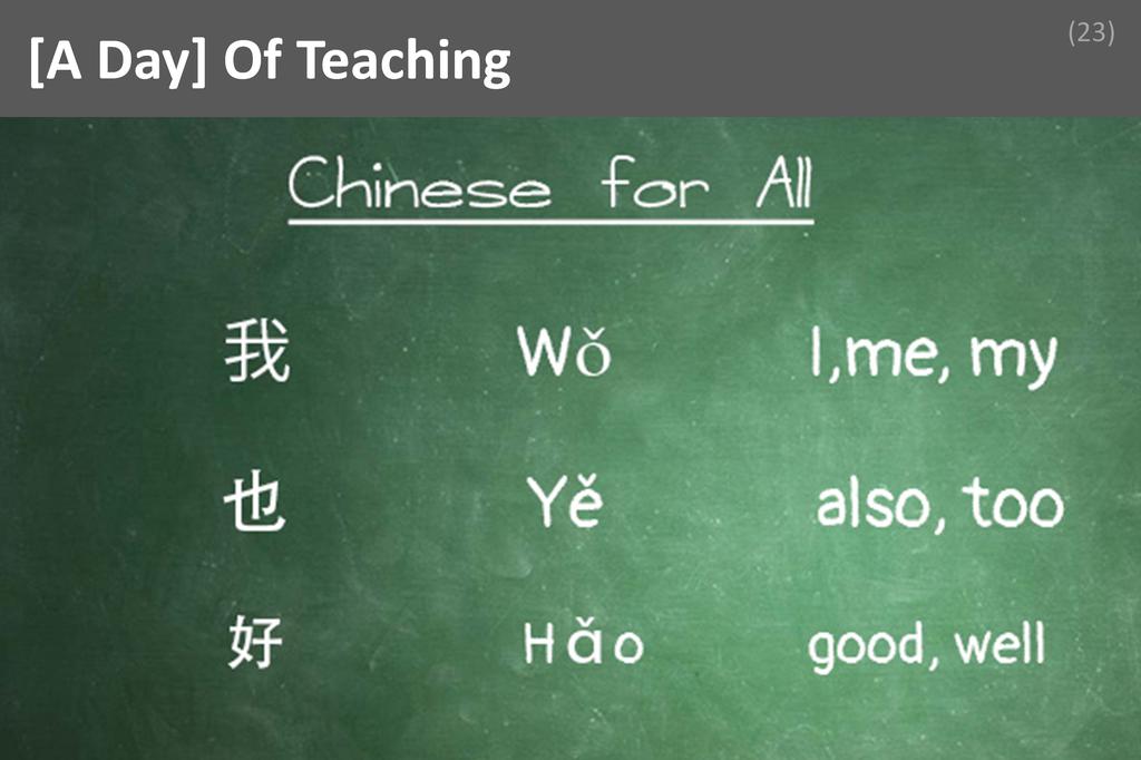 ### Teaching Chinese Image