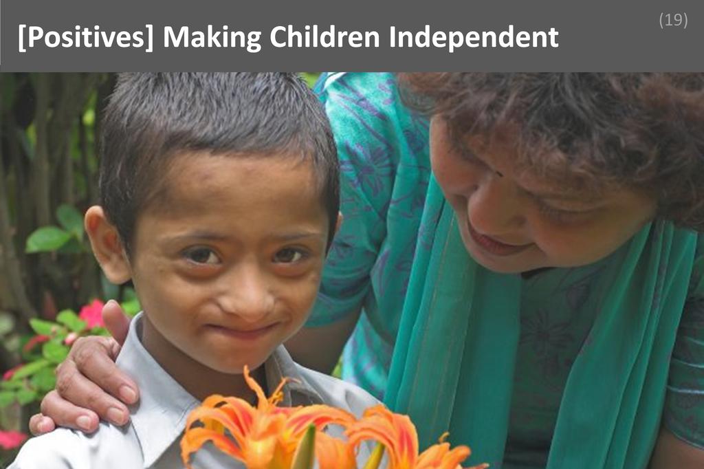 ### Making Children Independent Image