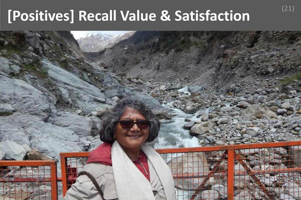 ### Recall Value & Satisfaction Image