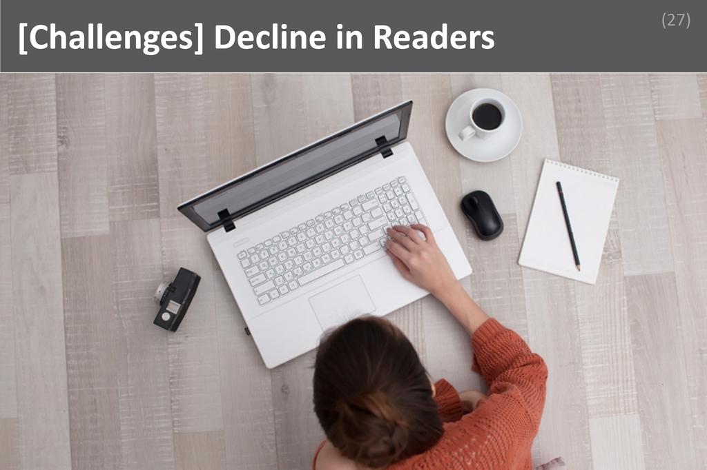 ### Decline in Readers Image