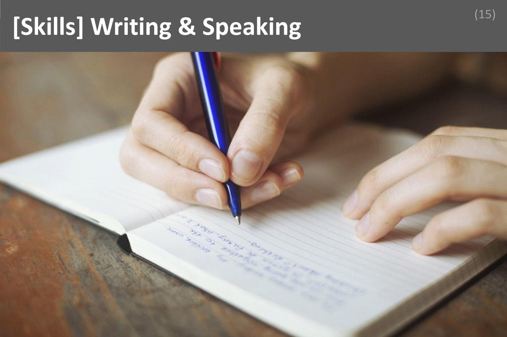 ### Writing & Speaking Image