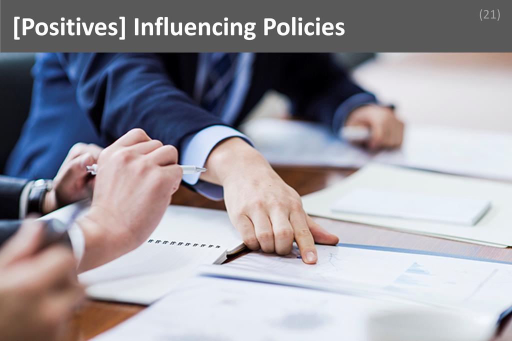 ### Influencing Policies Image