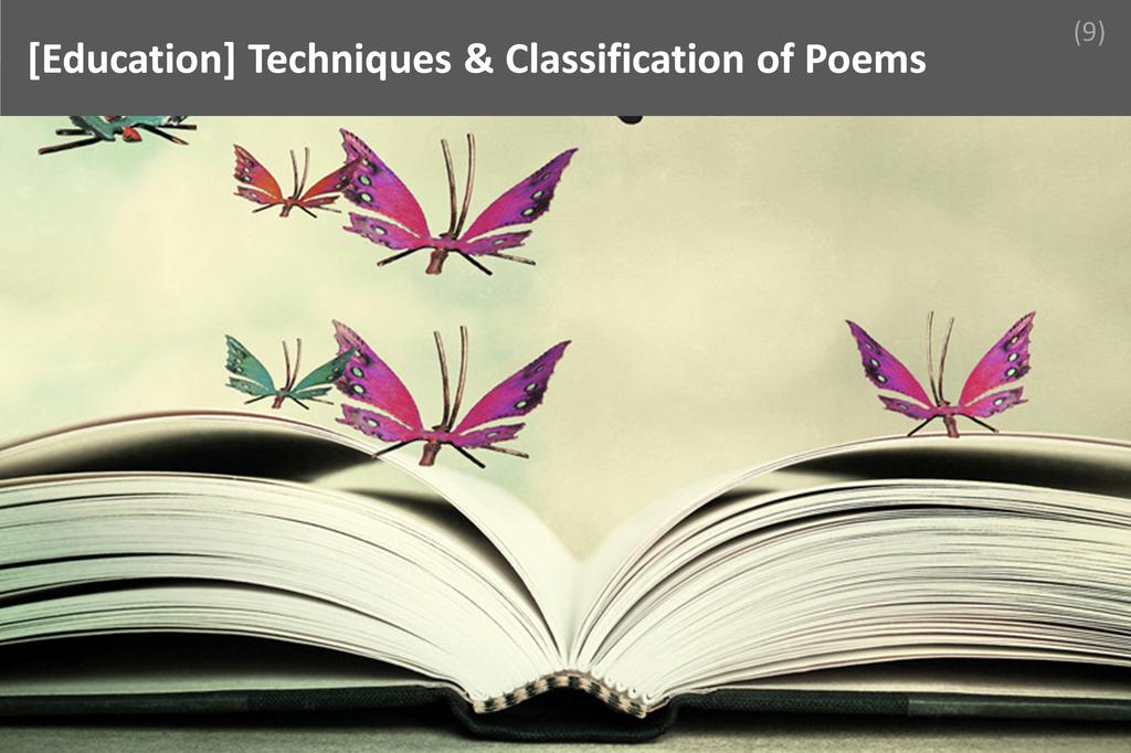 ### Techniques & Classification of Poems Image