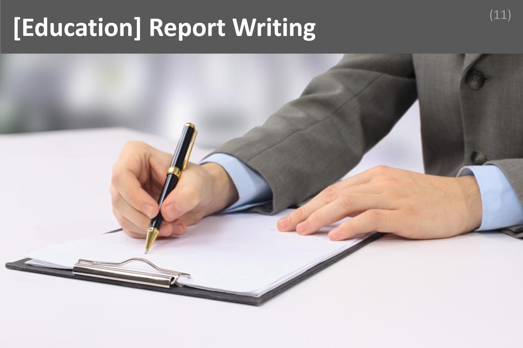 ### Report Writing Image