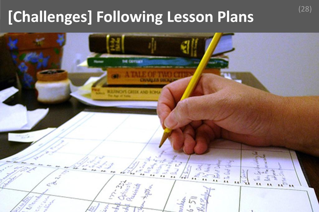 ### Following Lesson Plans Image