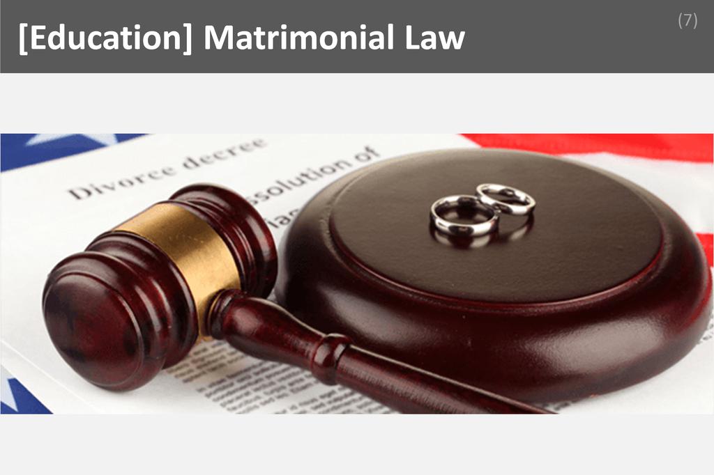 ### Matrimonial law Image