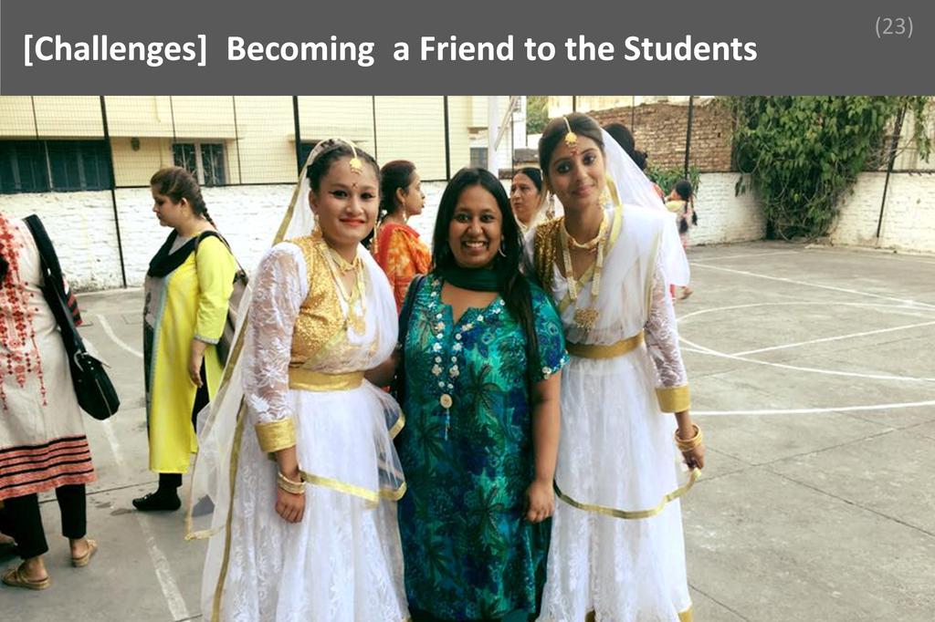 ### Becoming a Friend to the students Image