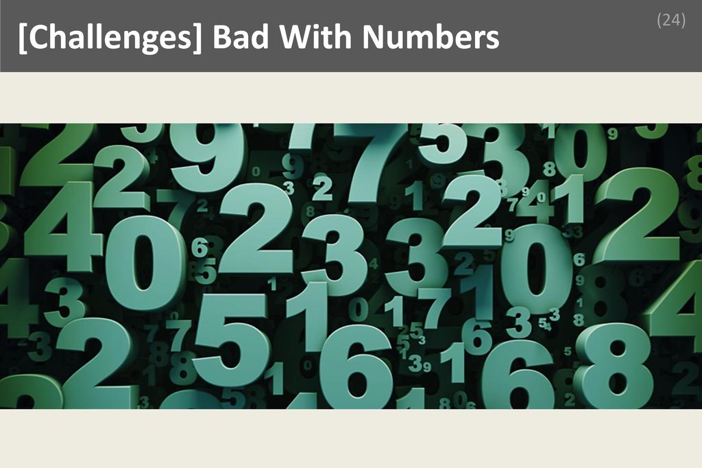 ### Bad With Numbers Image