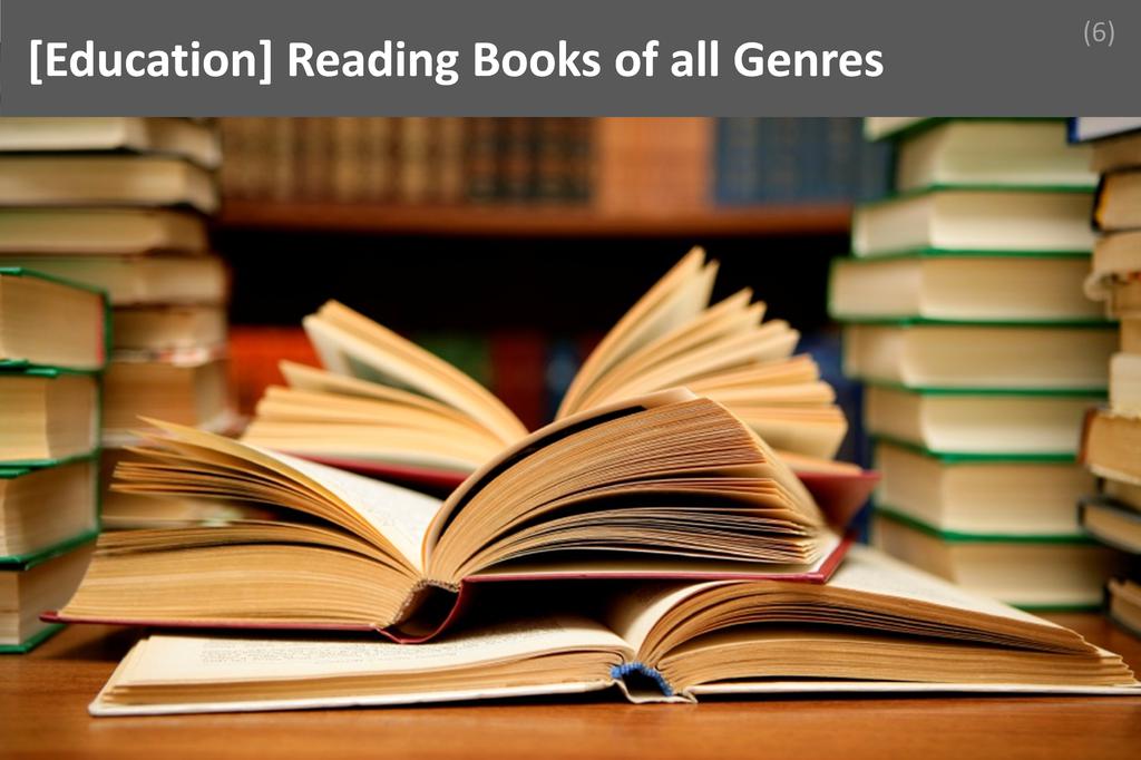 ### Reading Books of all Genres Image