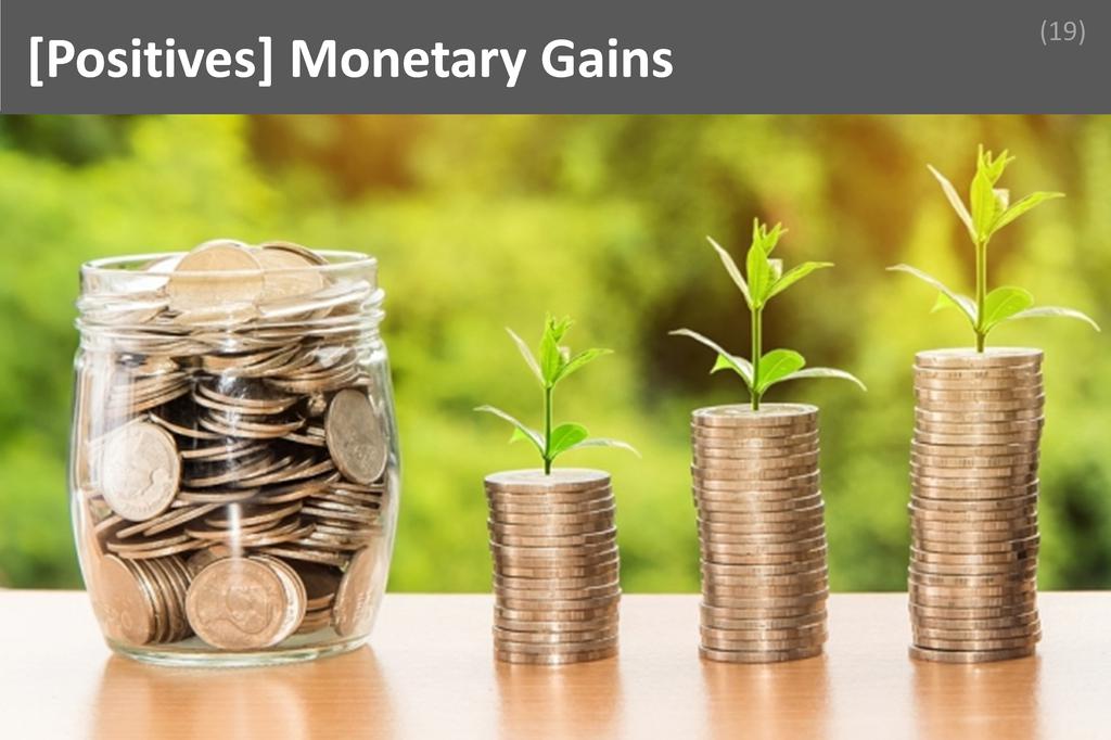 ### Monetary Gains Image
