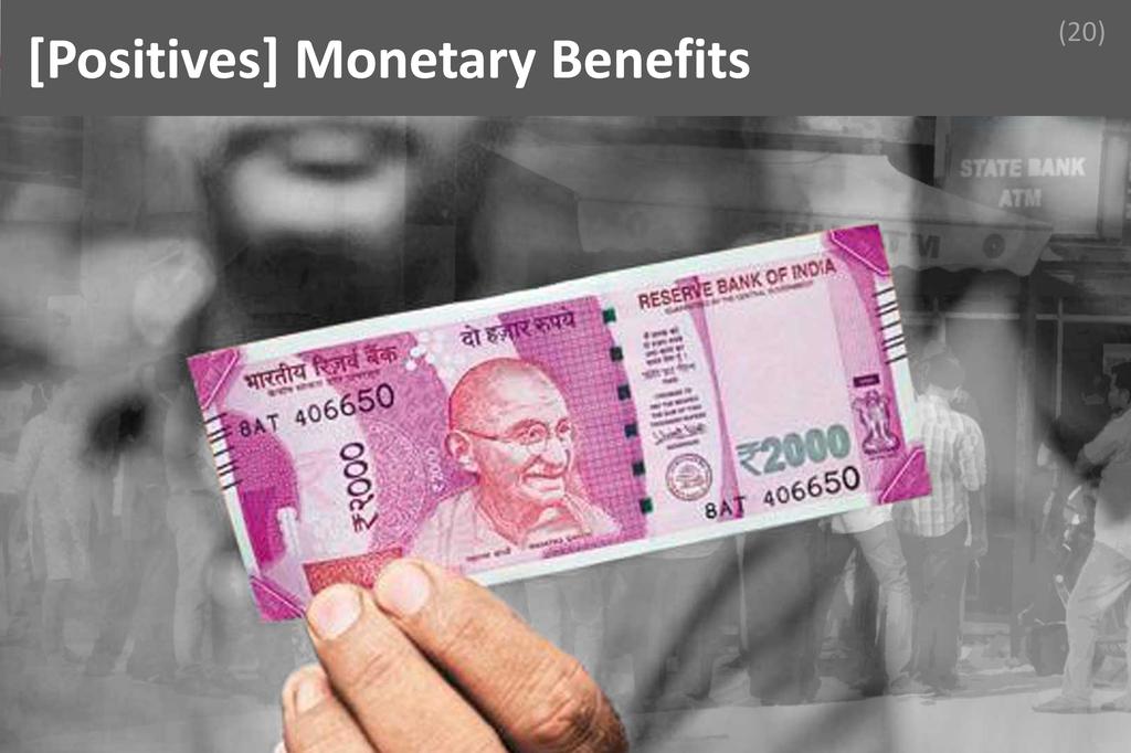 ### Monetary benefits Image