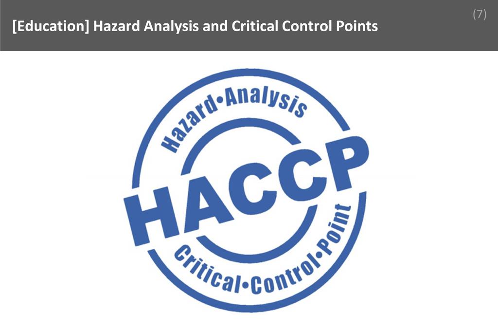 ### Hazard Analysis and Critical Control Points Image