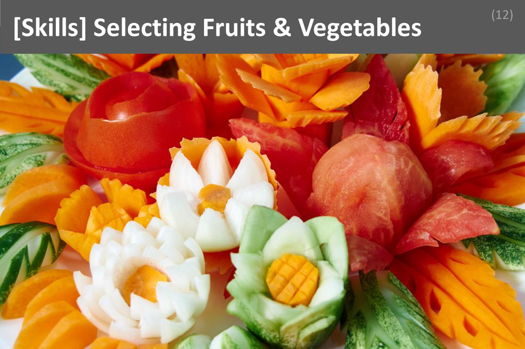 ### Selecting Fruits & Vegetables Image
