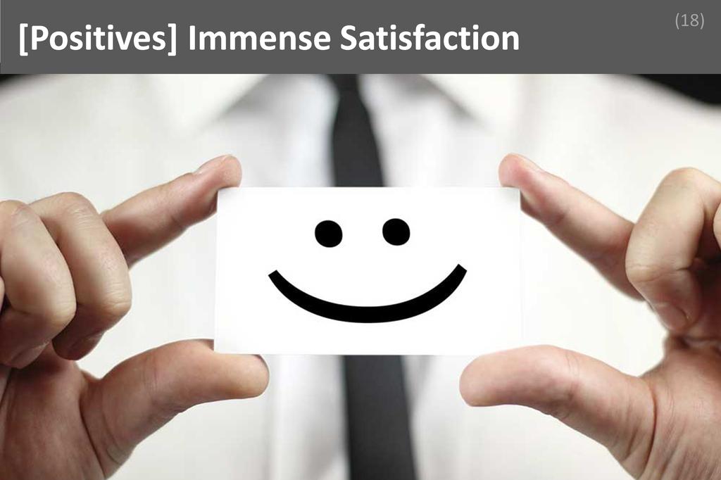 ### Immense Satisfaction Image