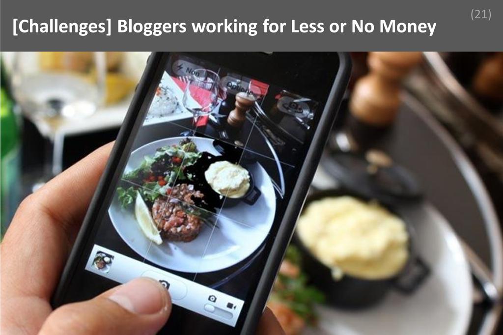 ### Bloggers working for Less or No Money Image