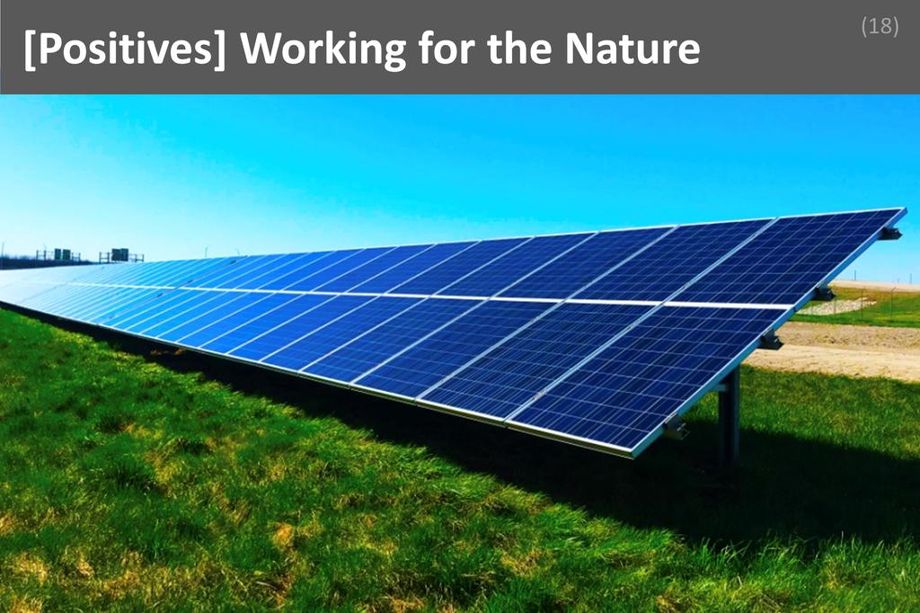 ### Working for the nature Image