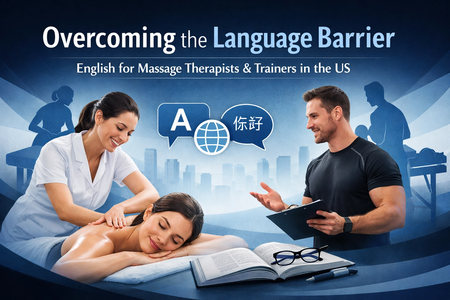 Overcoming the Language Barrier: English for Massage Therapists & Trainers in the US