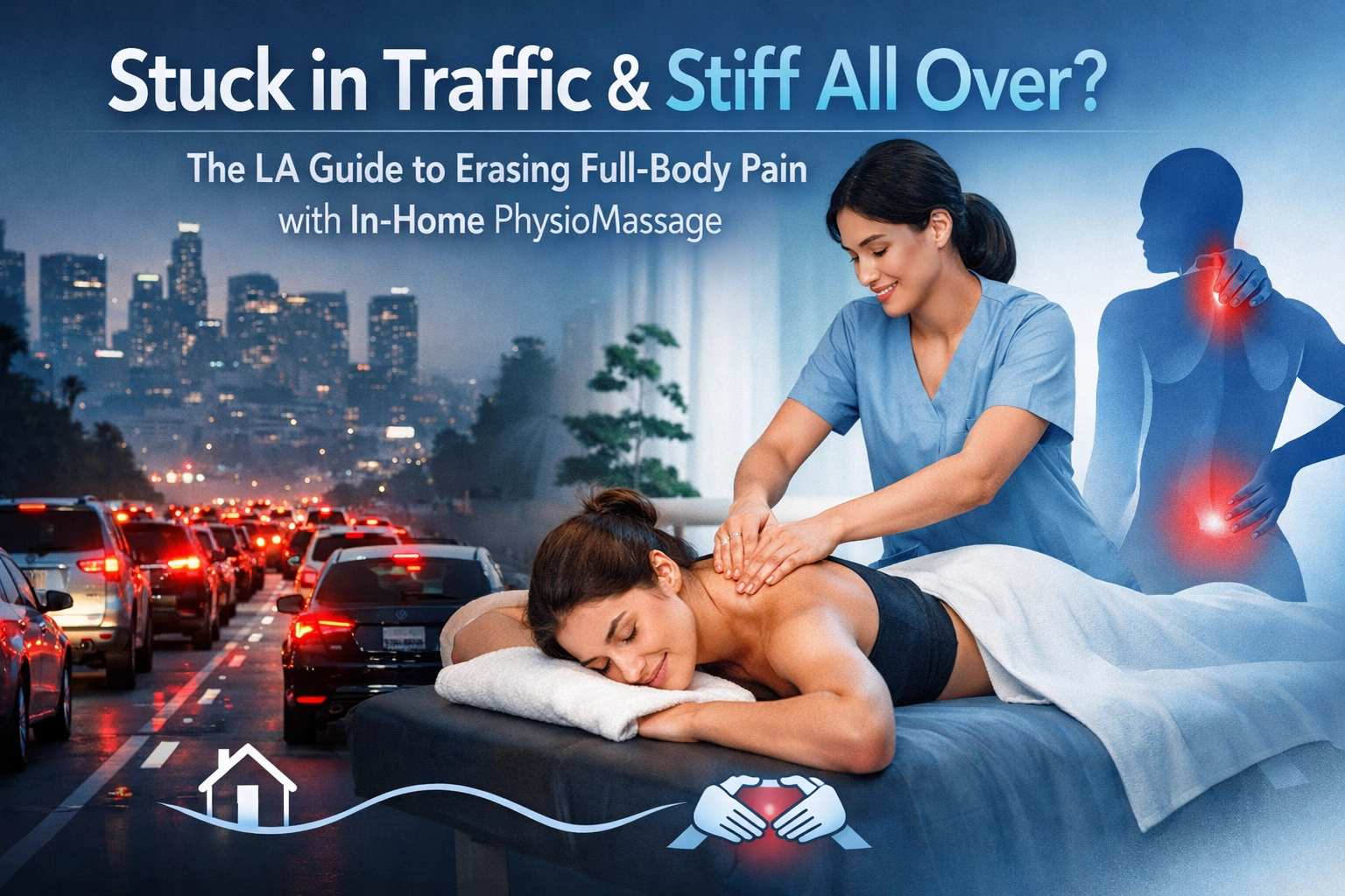 Stuck in Traffic & Stiff All Over? The LA Guide to Erasing Full-Body Pain with In-Home PhysioMassage