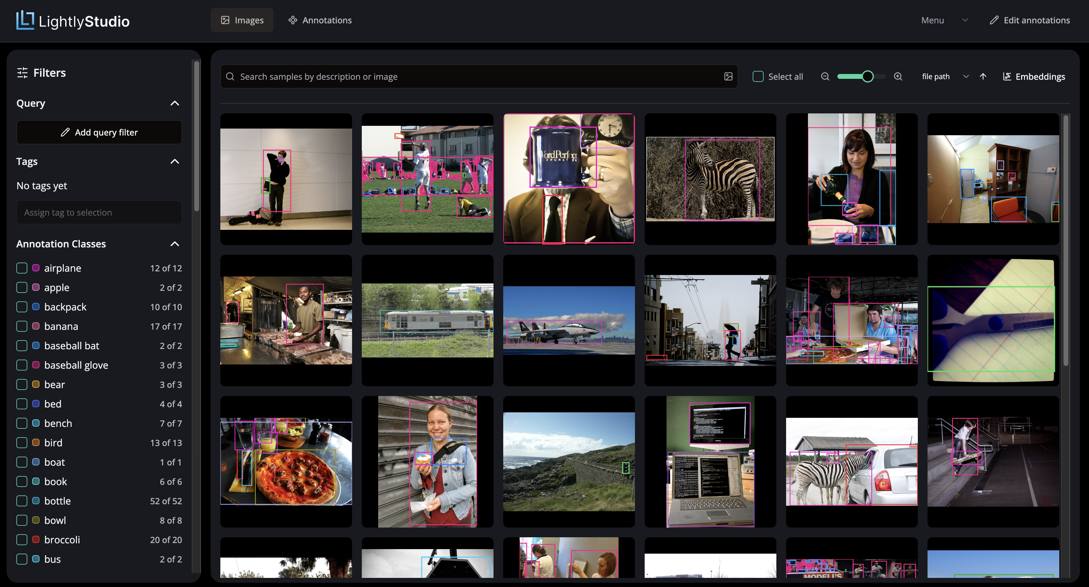 Image Dataset Grid