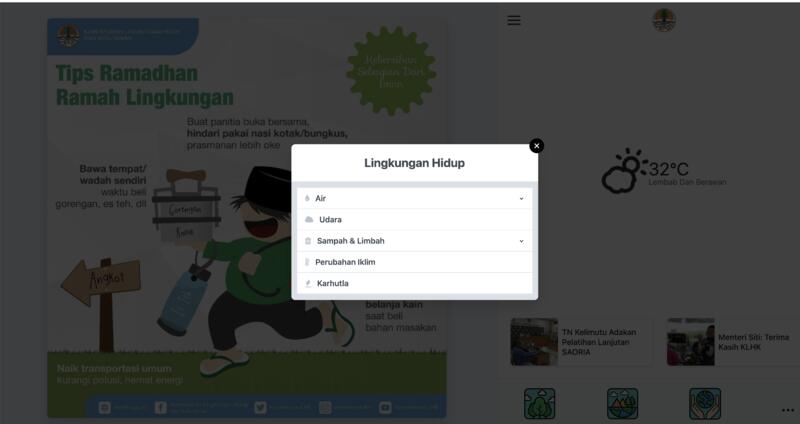 Data Alam kementerian Lingkungan Hidup