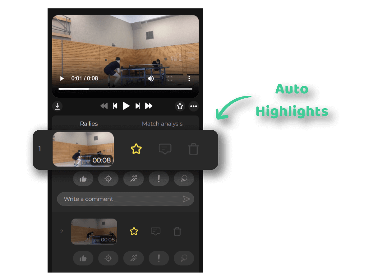Auto highlight detection