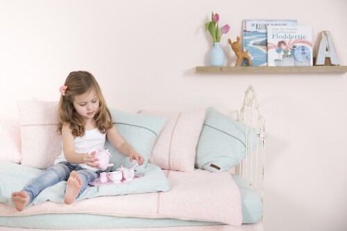 Little Dutch theeservies roze