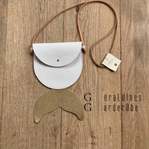 ILLYTRILLY handtasje Mermaid Tail wit