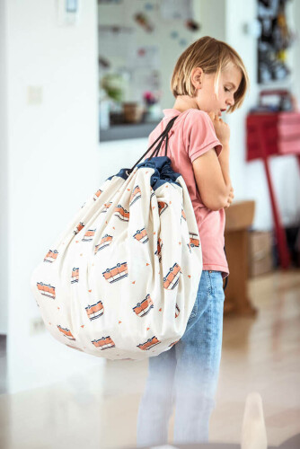 Play & Go LA roadmap toy storage bag