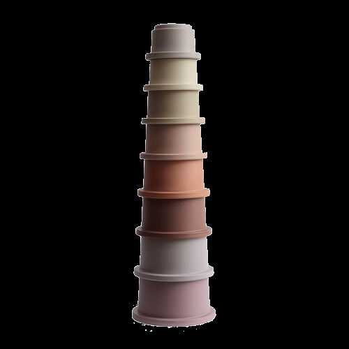 Mushie Stacking Cups PASTEL