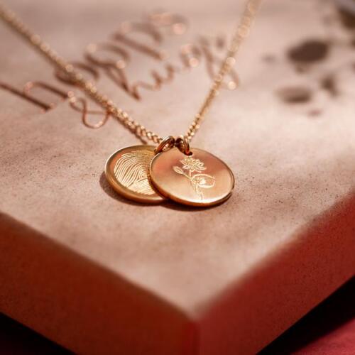 Double Coin Necklace