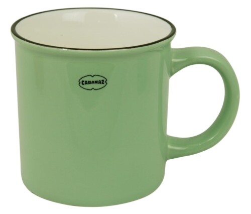 Tea or Coffee Mug Vintage Green