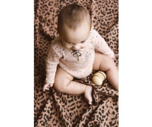 Daily Brat Leopard swaddle