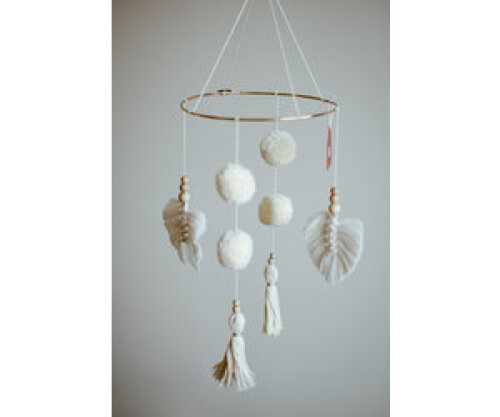 Cotton Design | Boho Mobile Off White