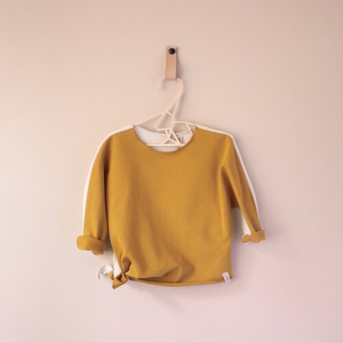 AYA knotted sweater ochre - biscuit