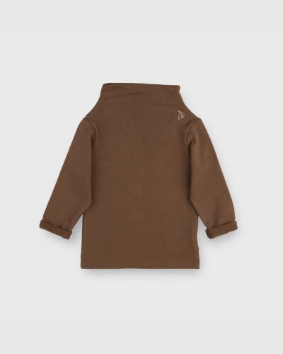 ROBBY long-sleeve organic cotton chocolate