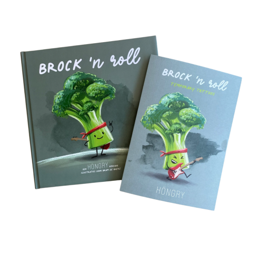 Brock'n Roll kinderboek + tattoos