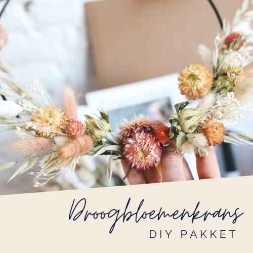 DIY pakket: Droogbloemenkrans - DIY Pakket - Spot Workshops