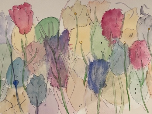 Workshop Floral Abstract Schilderen - Regio Mechelen -...