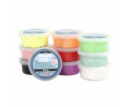 Foam Clay® 10x35g set glitter