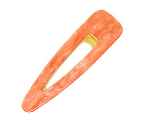 Haarspeld acryl koraal