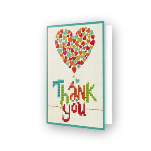 Diamond Dotz® - Greeting Card THANK YOU HEART