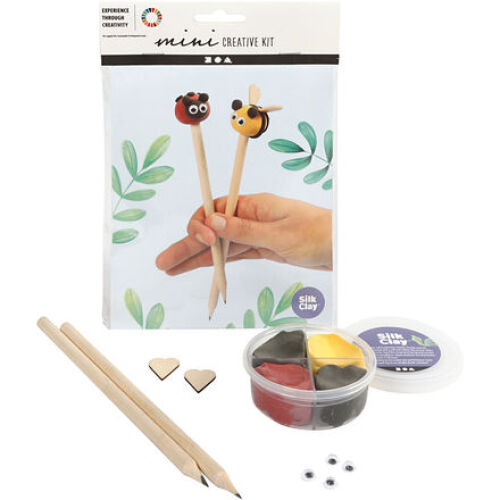 Mini Creative Kit, , boetseren - potlood toppers, 1set