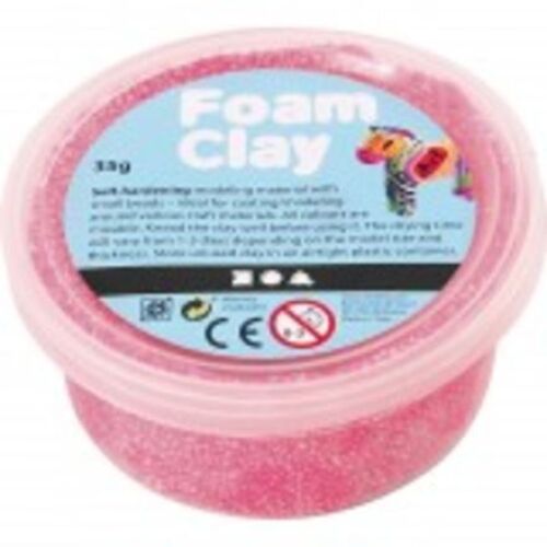 Foam clay , neon roos , 35 gr