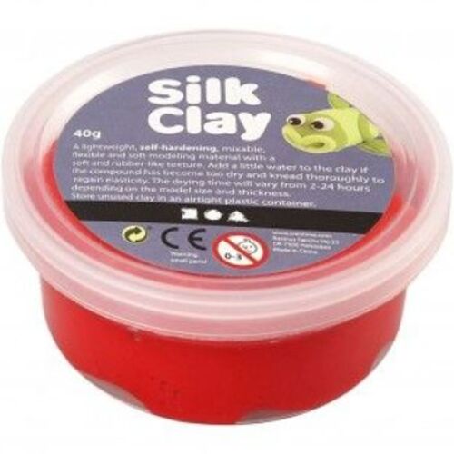 Silk Clay®, rood, 40gr