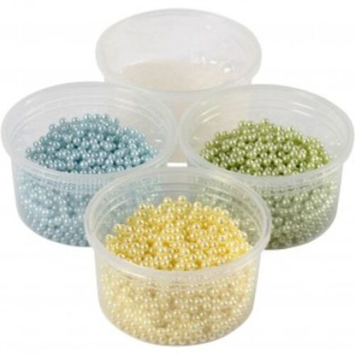 Pearl Clay®, 3x25 gr, 38 gr, lichtblauw, lichtgroen, lichtgeel, 1set