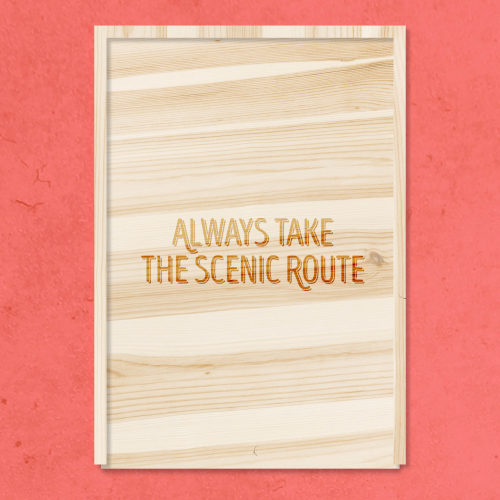 The scenic route // grote herinneringendoos