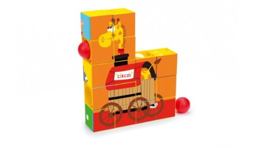 Puzzel en Roller Coaster Circus