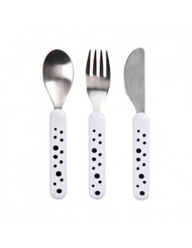 Done By Deer - Cutlery Set, Happy Dots