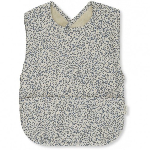 Konges slojd - Comea Big Bib Blue Blossom mist